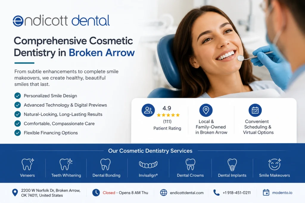 endicott dental infographic banner