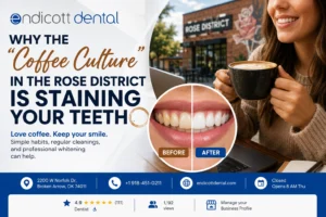 Why the "Coffee Culture" in the Rose District Is Staining Your Teeth