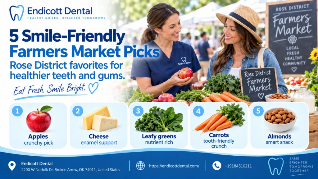 Best Local Foods for Dental Health: Rose District Farmers Market Edition 1 Best Local Foods for Healthy Teeth | Rose District