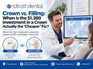Crown vs. Filling: When Is the $1,200 Investment in a Crown Actually the "Cheaper" Fix?