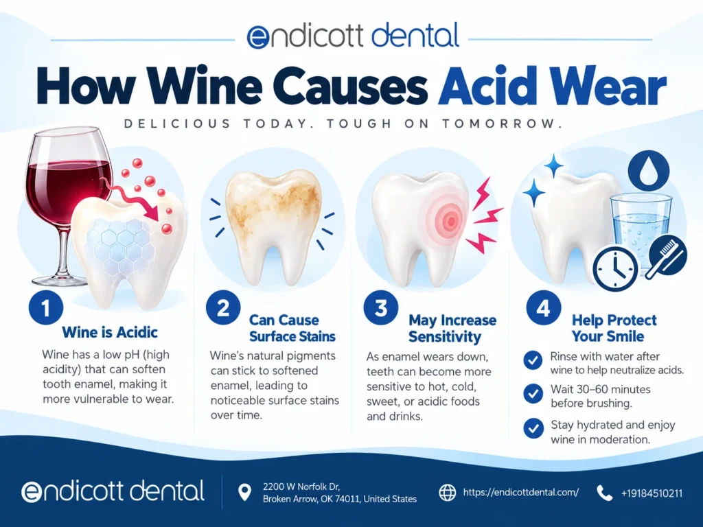 How Wine Causes Acid Wear