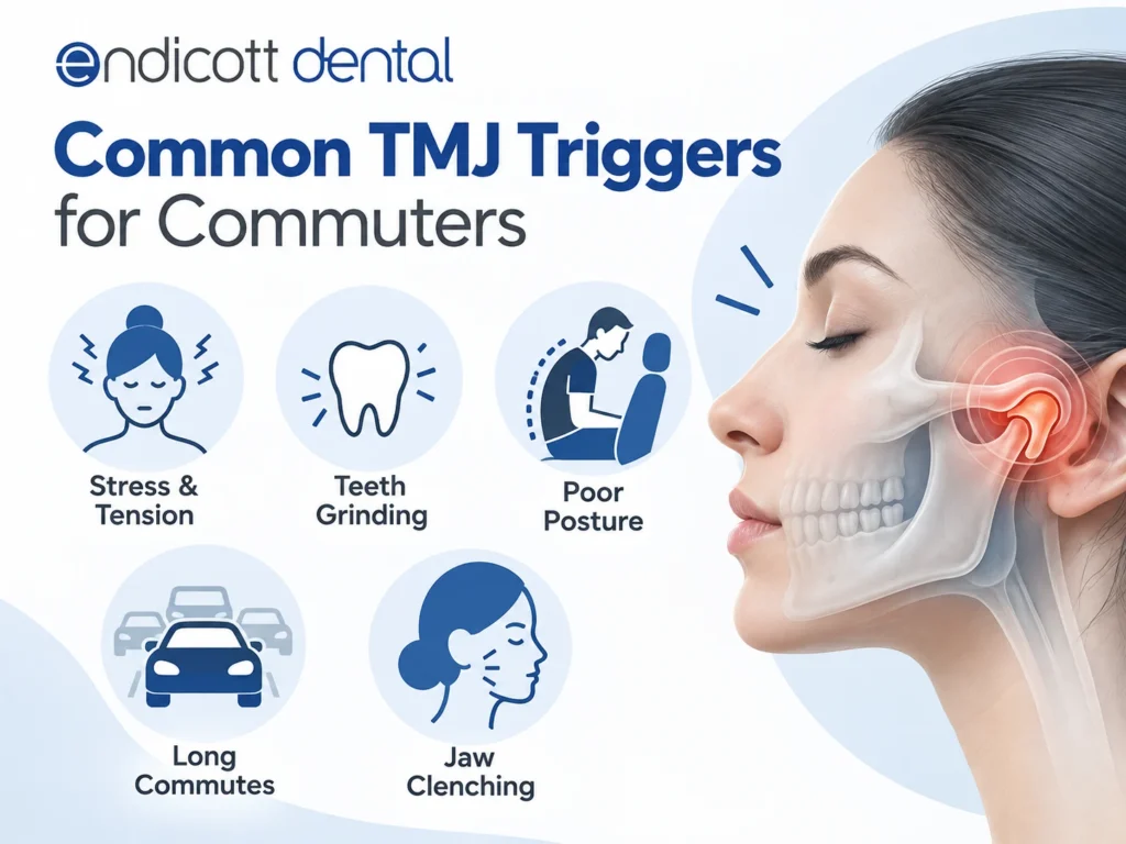 Why Your Jaw Clicks: Addressing TMJ for High-Stress Commuters in the Tulsa Metro 1 common TMJ Triggers for Commuters